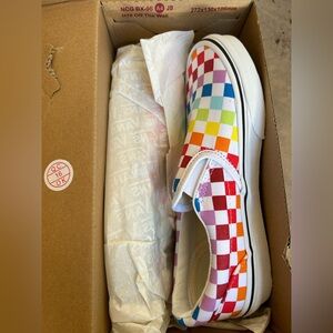 Kids checkerboard vans